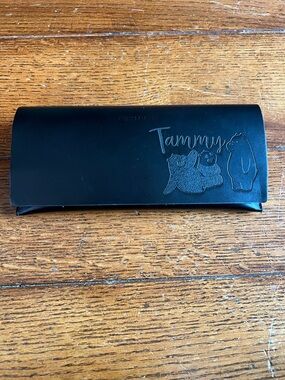 Saint Laurent Embossed Eyewear Case